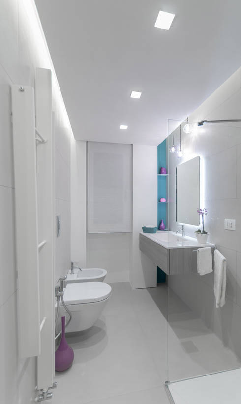 BAGNO DESIGN GARBATELLA por MINIMArchitetti - ristrutturazione bagni ... BAGNO DESIGN GARBATELLA por MINIMArchitetti - ristrutturazione bagni ...