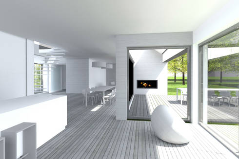 SCHUURWONING | Nieuwekerk aan den Ijssel von JADE architecten | homify SCHUURWONING | Nieuwekerk aan den Ijssel von JADE architecten | homify