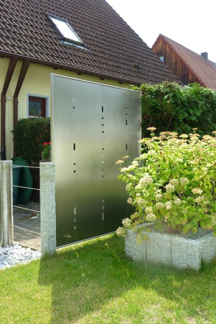 Edelstahl Sichtschutz von Edelstahl Atelier Crouse individuelle