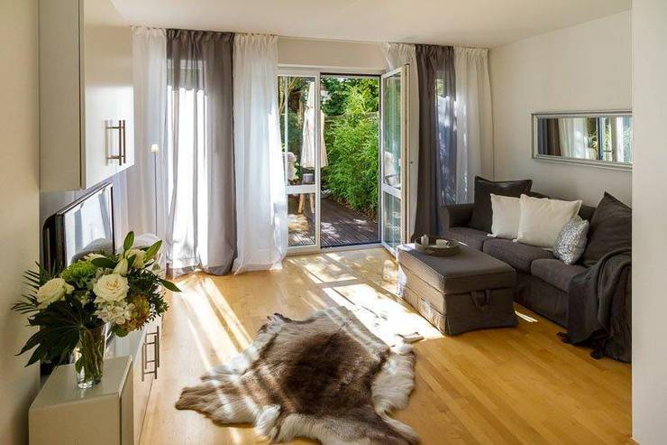 Home Staging Ein Reihenhaus Wird Optimiert Wohnzimmer Nachher Von Münchner Home Staging Agentur Geschka