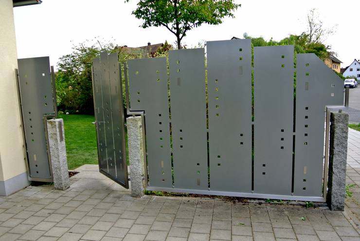 Edelstahl Sichtschutz von Edelstahl Atelier Crouse individuelle
