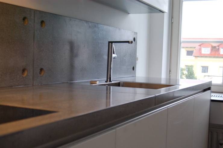 Sichtbeton Betonküche By Harr Betondesign Homify By Harr Betondesign