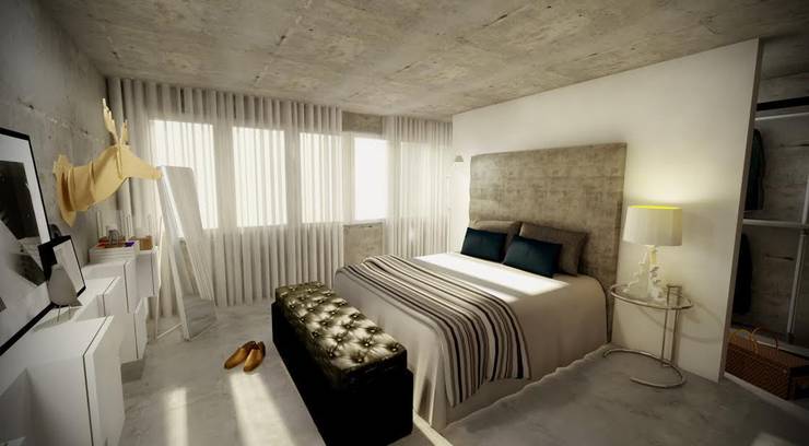  Slaapkamer door Santiago | Interior Design Studio 