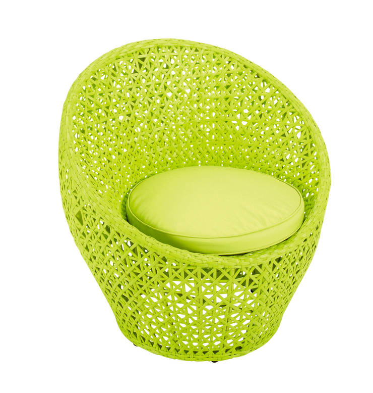Fauteuil De Jardin Rond Tresse Vert Durban By Maison Du Monde Homify
