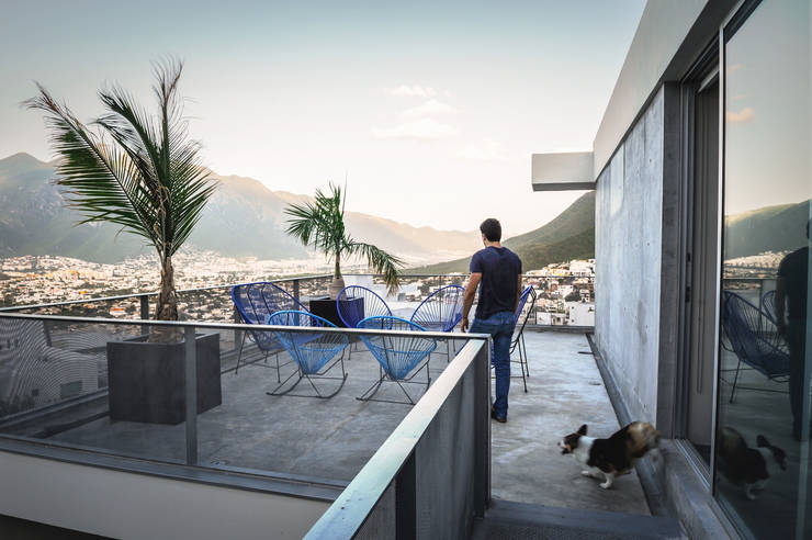  Hiên, sân thượng by P+0 Arquitectura