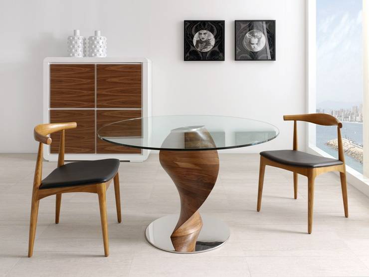 Ámbar Muebles: Mesas de comedor modernas para Ámbar Muebles | homify Ámbar Muebles: Mesas de comedor modernas para Ámbar Muebles | homify