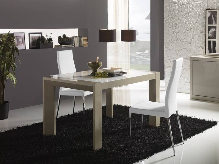 Mesas de comedor modernas para Ámbar Muebles de Ámbar Muebles | homify Mesas de comedor modernas para Ámbar Muebles de Ámbar Muebles | homify