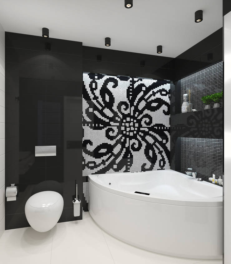 Casas de banho minimalistas por PlatFORM