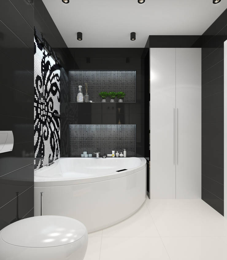 Casas de banho minimalistas por PlatFORM