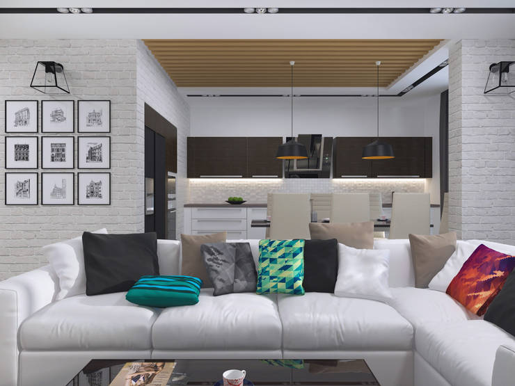 Salas de estar minimalistas por PlatFORM