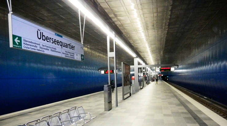 U Bahn Station Uberseequartier Hafencity By Schlotfeldt