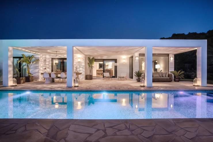 Fraaie villa Ibiza:  Huizen door Kabaz