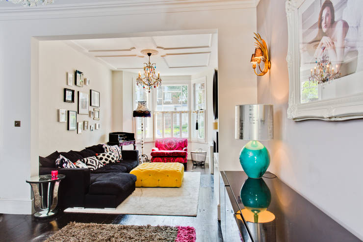 Salas de estar  por Honeybee Interiors