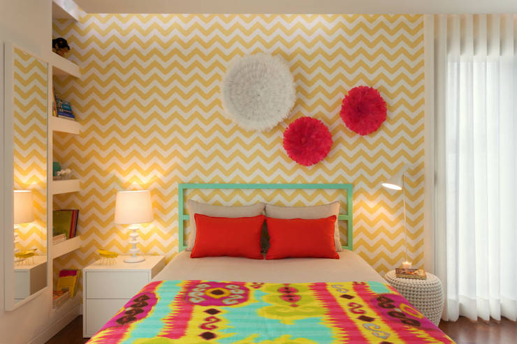 Projekty,  Sypialnia zaprojektowane przez Ana Rita Soares- Design de Interiores, Nowoczesny   