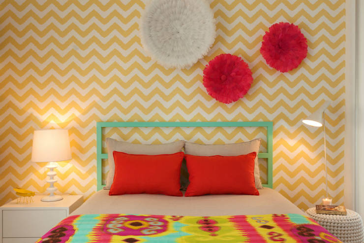 Projekty,  Sypialnia zaprojektowane przez Ana Rita Soares- Design de Interiores, Nowoczesny   