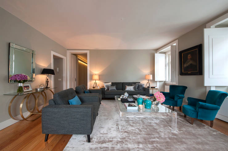 Гостиная в . Автор – Home Staging Factory