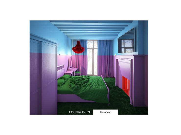  Bedroom by FEDOROVICH Interior