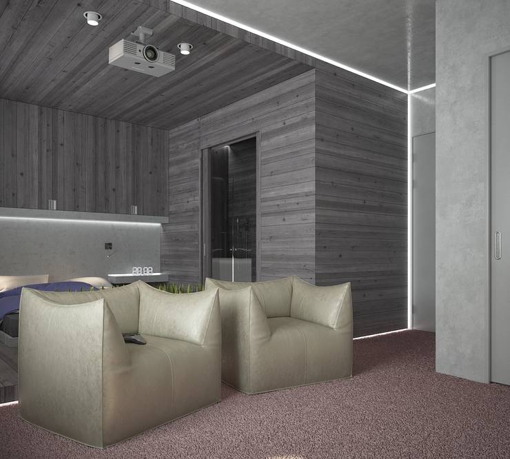 FEDOROVICH Interiorが手掛けた寝室, ミニマル   