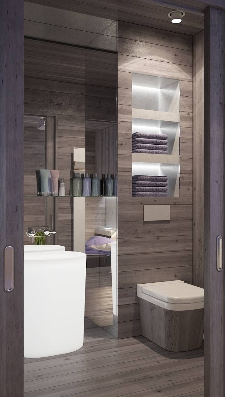 FEDOROVICH Interiorが手掛けた浴室, ミニマル   