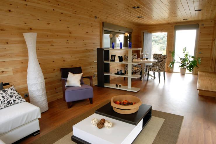 Гостиная в . Автор – Casas Natura