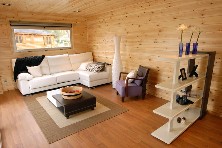 Гостиная в . Автор – Casas Natura