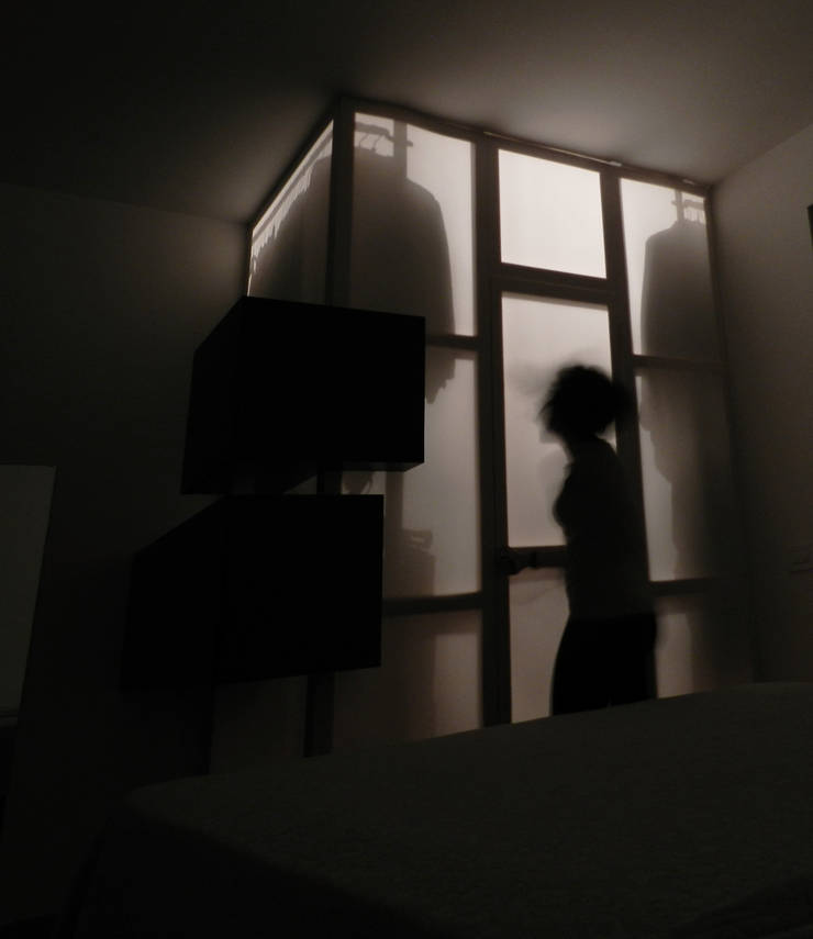  غرفة نوم تنفيذ ABC+ME Studio di Architettura