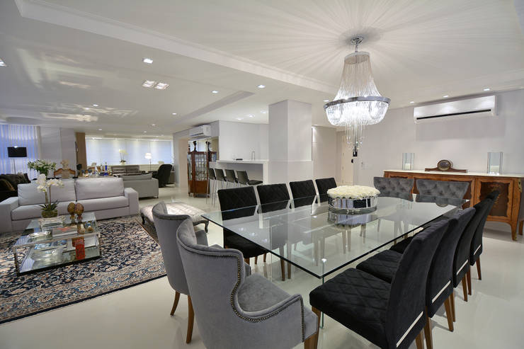 Comedores de estilo  por Stúdio Márcio Verza, Moderno   