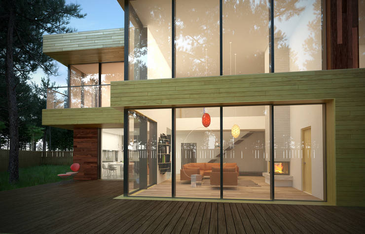  منازل تنفيذ ALEXANDER ZHIDKOV ARCHITECT