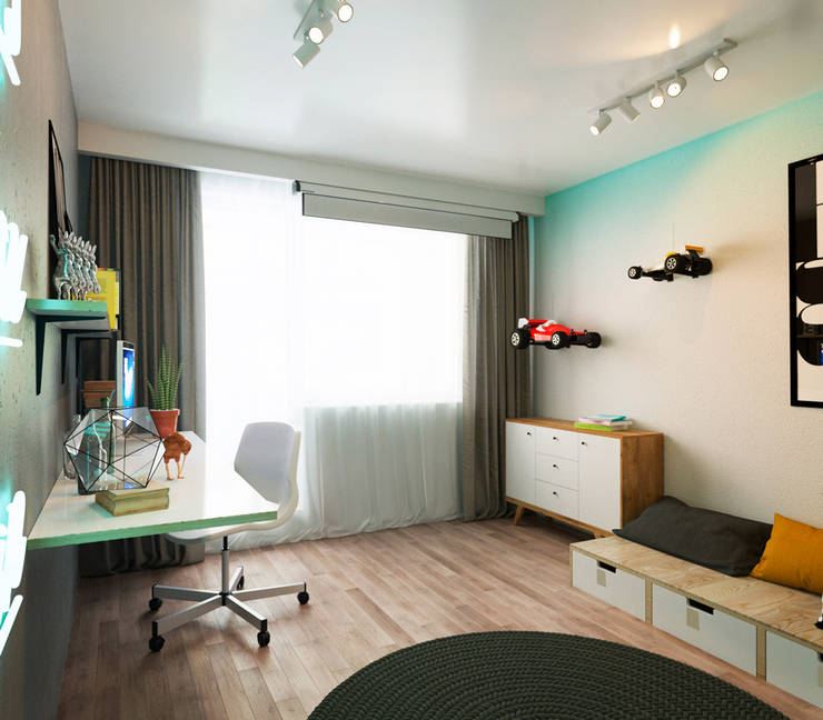 Livings de estilo  por IK-architects