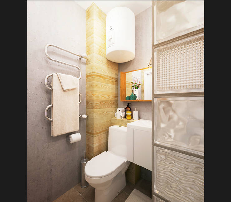 Baños de estilo  por IK-architects