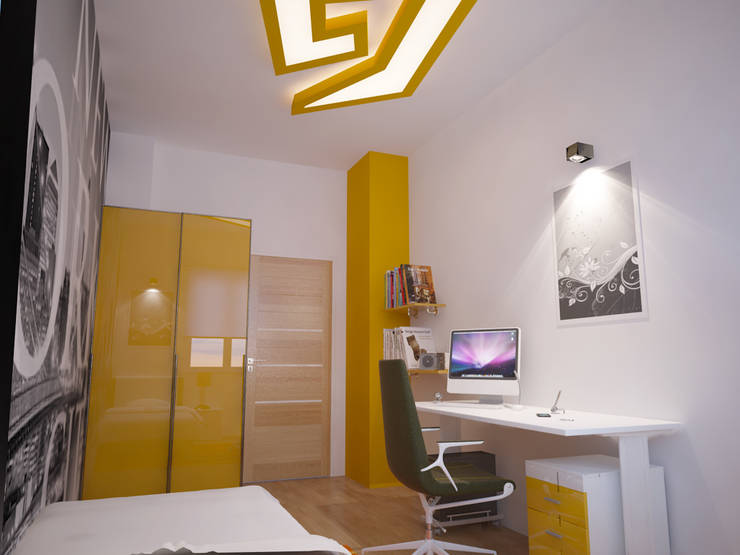  غرفة الاطفال تنفيذ İNDEKSA Mimarlık İç Mimarlık İnşaat Taahüt Ltd.Şti.