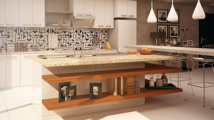 18 repisas con estilo para tu cocina (sea pequeña o grande)