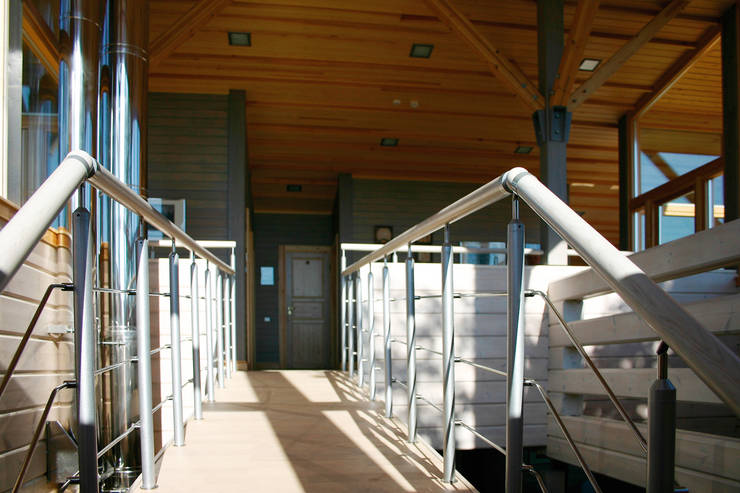 Wohlfühlhaus:  Terrasse von Woody-Holzhaus - Kontio