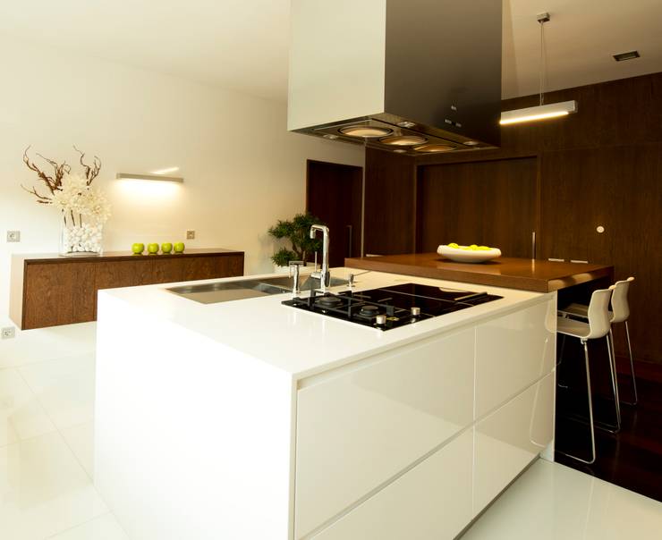 RECUPERAÇÃO E AMPLIAÇÃO  I MORADIA CANEIRO: Cozinhas modernas por PAULA NOVAIS ARQUITECTOS E DESIGN