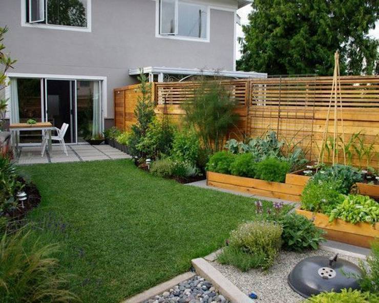 29 meravigliose idee per un giardino piccolo Progetto piccolo giardino rettangolare