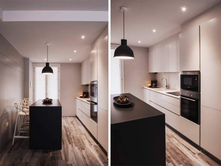 Una cucina in bianco e nero? Perché no!