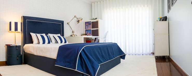 Dormitorios de estilo  por Ângela Pinheiro Home Design , Ecléctico   