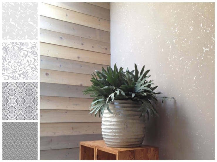 Vestíbulos, pasillos y escaleras de estilo  por MARIANGEL COGHLAN