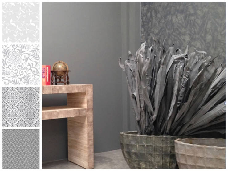 Vestíbulos, pasillos y escaleras de estilo  por MARIANGEL COGHLAN