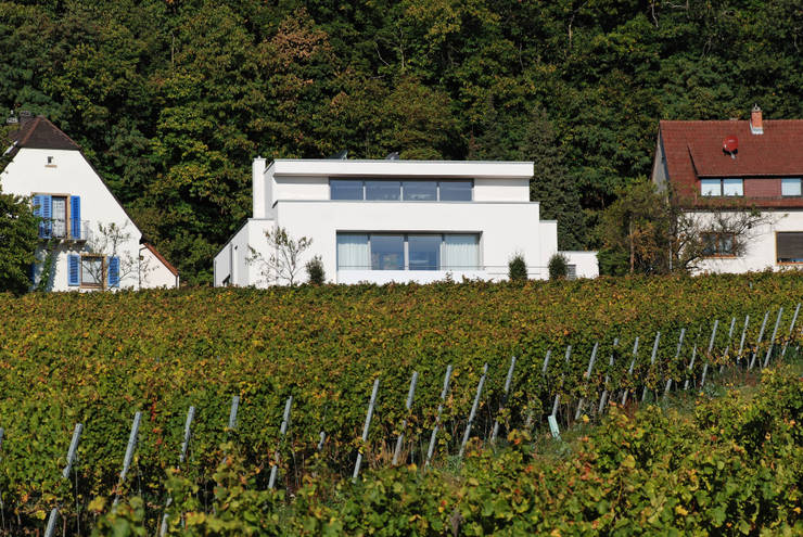 Wohnen zwischen Wald und Reben, Architekten BDA Becker | Ritzmann Architekten BDA Becker | Ritzmann Minimalistische Häuser