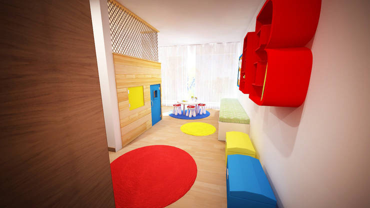​Quarto de Brincar - Projeto 3D:   por Ângela Pinheiro Home Design