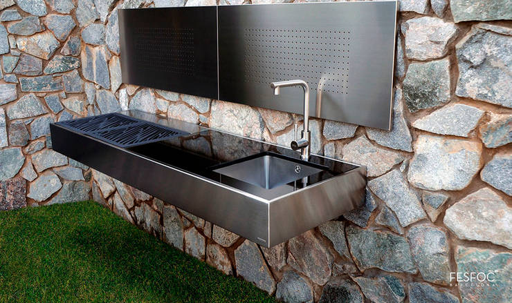 18 fotos de asadores con piedra laja ¡sensacionales!