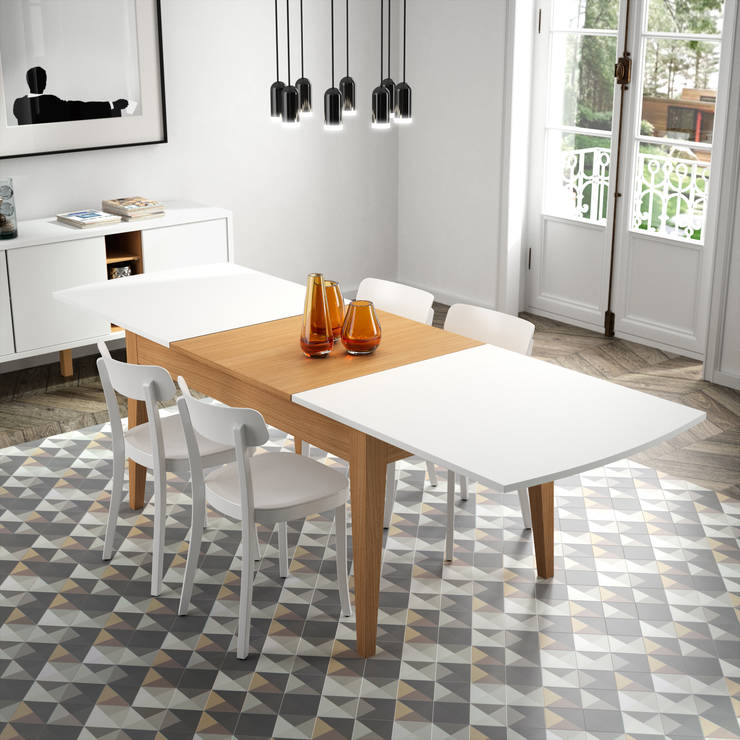 Niche Dining Table: Sala de jantar  por Temahome