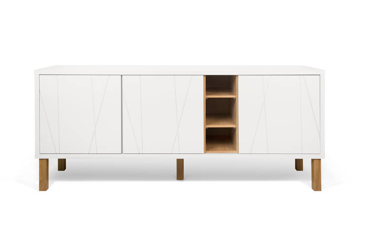 Niche with pattern sideboard - with legs: Sala de jantar  por Temahome