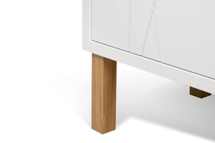 Niche with pattern - leg detail: Sala de jantar  por Temahome