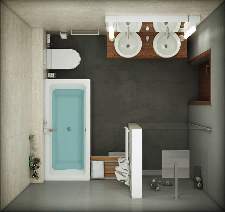  Bathroom by Васечкин  Design