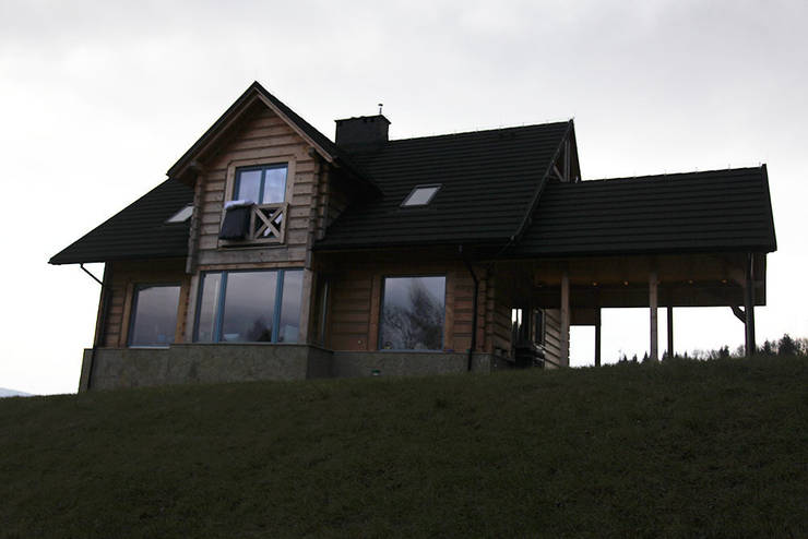 Casas de madera de estilo  por LK & Projekt Sp. z o.o.