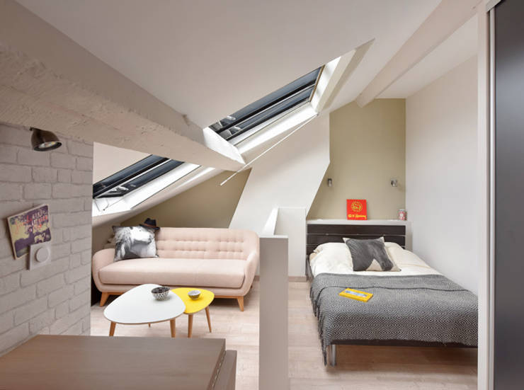 Rénovation d\'un studio à Lyon 06 von Marion Lanoë Architecte d ... Rénovation d\'un studio à Lyon 06 von Marion Lanoë Architecte d ...