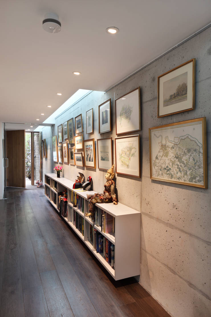 E2 PAVILION ECO HOUSE, BLACKHEATH E2 Architecture + Interiors Moderner Flur, Diele & Treppenhaus