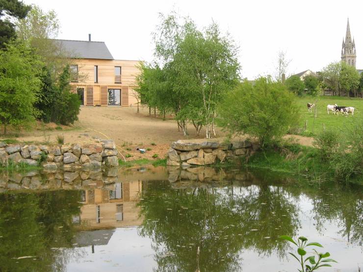 Casas de estilo  por Catherine DANIEL Architecte